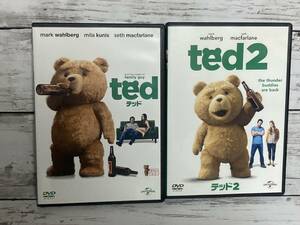 「ted/テッド　1 + 2　セット」マーク・ウォールバーグ　DVD　まとめ購入可　MID-GAL　,