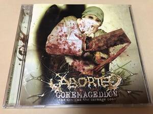 ABORTED/GOREMAGEDDON: THE SAW AND THE CARNAGE DONE/ブルデス