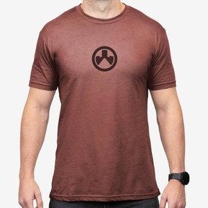 【マグプル】アイコンロゴCVC Tシャツ■USサイズM レッドロック（Magpul Icon Logo CVC T-Shirt）MAG1115-613-M