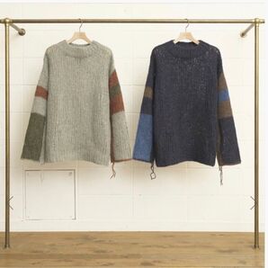 UNUSED US1321 Hand-Kniting Sweater ハンドニット サイズ3