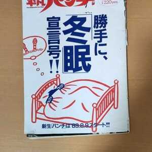 平凡パンチ　勝手に冬眠宣言号1988年11月10日　昭和レトロ　アンティーク貴重品　送料185円です　よろしくおねがいします