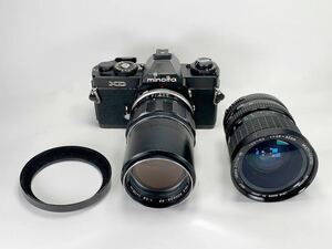 【動作品】MINOLTA XD/MC TELE ROKKOR-PF 135mm f2.8/SIGMA ZOOM-θⅡ 28-85mm f3.5-4.5 MDマウント