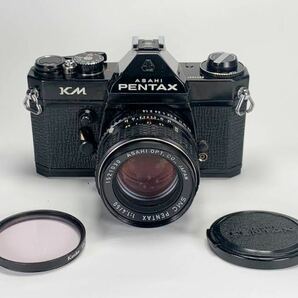 【ジャンク品】PENTAX KM /SMC PENTAX 50mm f1.4 ブラックボディの画像1