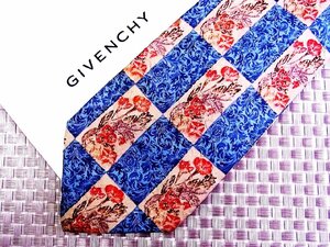 【在庫処分セール】●特売●FK0575●【GIVENCHY】ジバンシィ【花 植物 柄】ネクタイ●