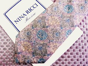 【在庫処分セール】●特売●FK0523●【NINA RICCI】ニナリッチ【花 植物 柄】ネクタイ●