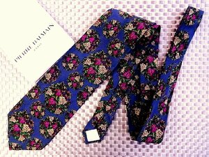 [ stock disposal sale ]* bargain sale *FK0796* Pierre Balmain [ flower plant pattern ] necktie *