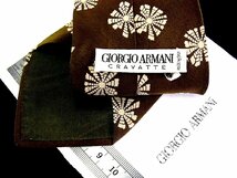 ♪今週の特売980円～♪1523♪良品【GIORGIO ARMANI】アルマーニ【花 植物 柄】ネクタイ♪_画像2