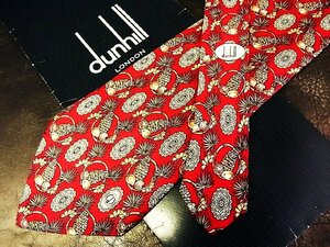 ! now week. bargain sale 980 jpy ~!1325W! condition staple product [dunhill] Dunhill [ pineapple fruit equipment ornament pattern ] necktie!