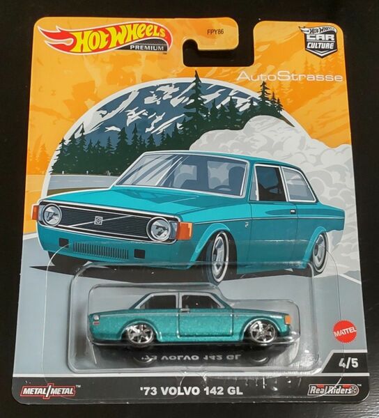 ホットウィール プレミアム '73 VOLVO 142 GL 新品未開封