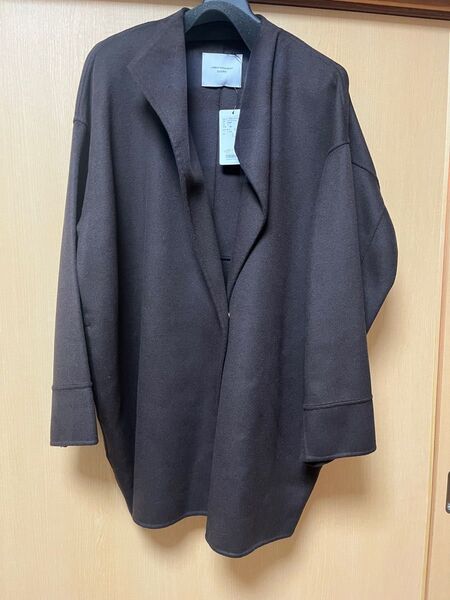 urbanresearch doors ウールミドルガウンコート BROWN