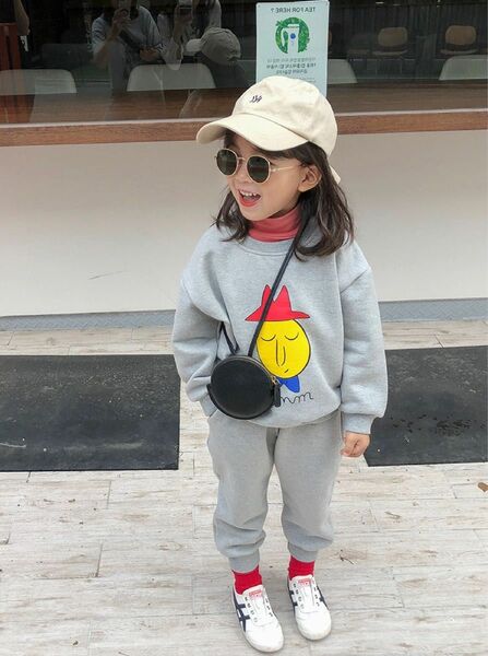 人気★ キッズ 子供服 裏起毛 セットアップ スウェット