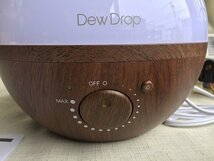 ●加湿器　DewDrop サイズW20xH21.5cm　HFT-1716DW 元箱 取説付 [B0418W1]_画像3