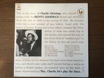 Charlie Christian with Benny Goodman Sextet and Orchestra / CBS SONY 国内盤 LP！美盤_画像1