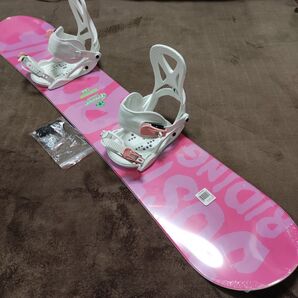 スノーボード 新品 144 Groove レディース 子供 キッズ ビンディング