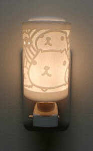 [ unused ] aroma light Kapibara-san aroma lamp foot lamp lighting white porcelain aroma relaxation new goods 