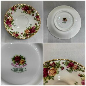 ＲＯＹＡＬ ＡＬＢＥＲＴ Ｏｌｄ Ｃｏｕｎｔｒｙ Ｒｏｓｅ ロイヤルアルバート カップ＆ソーサー ２客セット バラ柄 ギフト/247の画像3