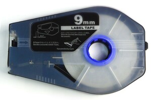 キヤノン 互換 ラベルテープカセット TM-LBC9S 銀 シルバー 9mm幅 1個〔単品〕ケーブルIDプリンター用