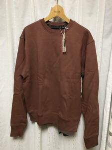 新品 adidas by Pharrell Williams PW Basics CREW M 定価10,989円 BROWN ブラウン 茶色 無地 トレーナー スウェット ファレル human 