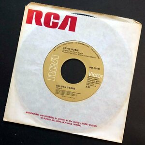 DAVID BOWIE Golden Years カナダ盤シングル RCA Victor 1975