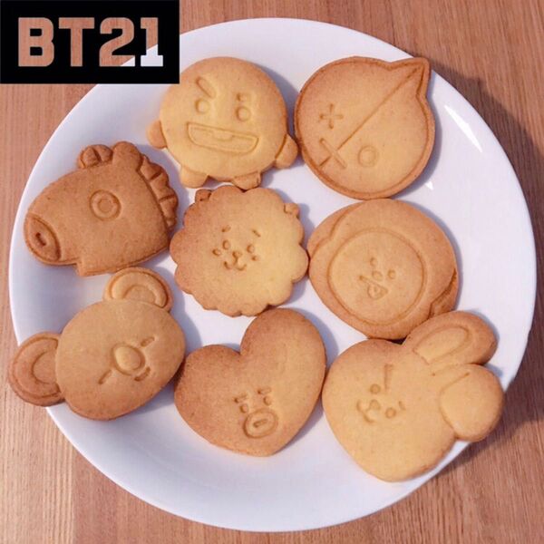 BT21 bts バンタンクッキー型