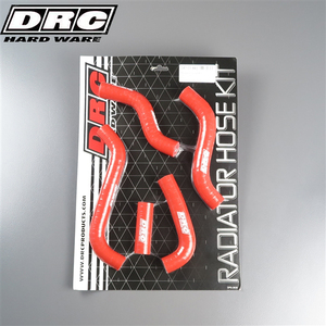 ◇RM-Z250/'07-'09 DRC シリコン ラジエターホースキット レッド 展示品 (D47-01-443)