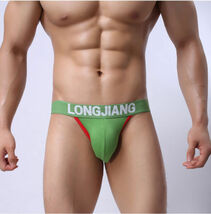 ★SALE 送料込み LONG JIANG 緑　綿混　タンガ　S　Ｍ相当　★_画像5