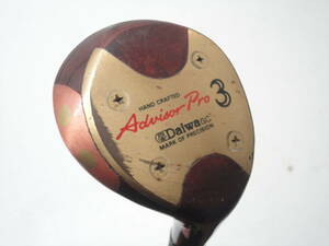 ★即決★Daiwa G.C. Advisor Pro 3★メンズ用フェアウェイウッド★3W単品★パーシモン★ダイワ★アドバイザー★ゴルフクラブ★