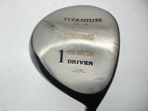 ★即決！★スポルディング★メンズ右打ち用ドライバー/1番ウッド/1W★SPALDING TITANIUM 6AL-4V★11°★