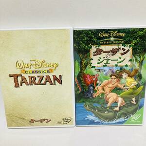 629.送料無料☆ターザン&ジェーン　DVD ターザン　Disney アニメ　2点セット　ディズニー　正規品