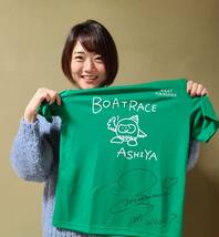 ［チャリティー］深川麻奈美選手　サイン入りTシャツ_画像5