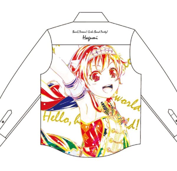北沢はぐみ Ani-Art フルグラフィックカジュアルシャツ Lサイズ バンドリ BanG Dream! ハロハピ