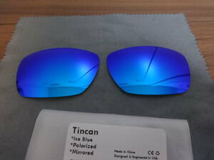 緊急値下げ！★オークリー ティンカン用 カスタム偏光レンズ ICE BLUE Color Polarized 新品 OAKLEY TinCan