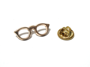 [laperu pin * pin z] glasses glasses glasses Gold Mini size 25×8mm pin-0535