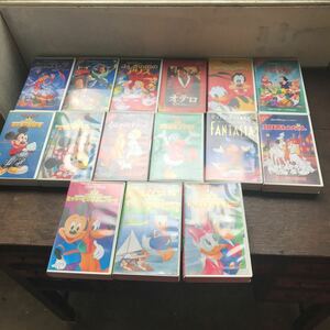 ディズニー 等 VHSセット ミッキーとミニー ふしぎの国のアリス トイストーリー ファンタジア FANTASIA 白雪姫 ミッキーが好き