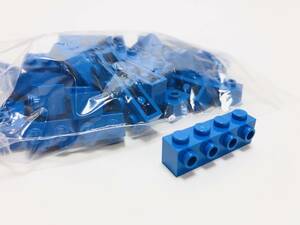 【新品未使用】レゴ　LEGO　ブロック　1面スタッド　スタッド　1x4 ブルー　青　24個　１×４