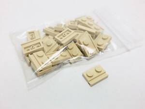 【新品未使用】レゴ　LEGO　プレート　ドアレール　1x2 タン　ベージュ　24枚　１×２