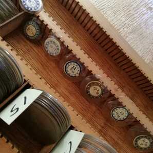 腕時計 懐中時計 時計風防 時計パーツ 時計部品 大量 木製トレイセットの画像7