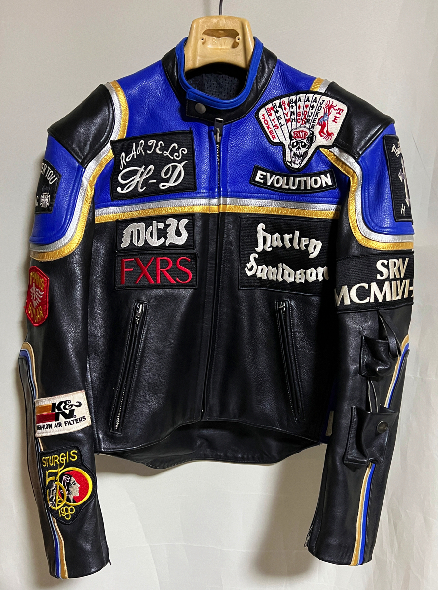 お手頃価格 90s ハーレーダビッドソン L表記 ライダースジャケット