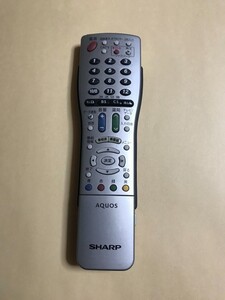 シャープ アクオス テレビ リモコン RRMCGA812WJSA 保証あり ポイント消化 即決 スピード配送