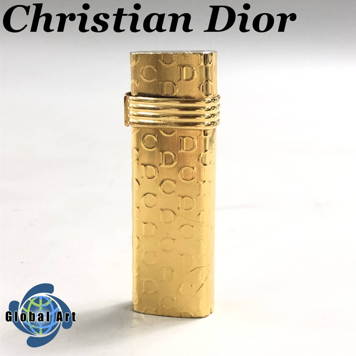 未使用　Christian Dior ガスライター　ビンテージ タバコグッズ 人気デザイナー