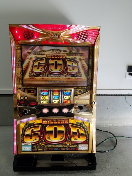 与え サミー パチスロ楽園追放 中古パチスロ実機 コイン不要機シルバー