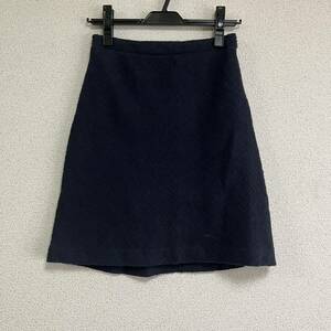 [ immediate payment ] 49 AV JUNKO SHIMADA cotton wool trapezoid skirt 9