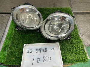 *ABA-31212 Fiat FIAT 500 1.2 8V lounge Heisei era 20 year right steering wheel original left right SET halogen head light headlamp *