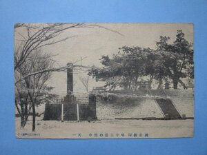 e1240福岡県筑前飯塚琴平公園の雪中絵葉書