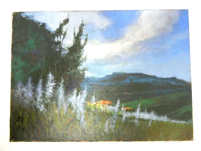 omiの絵画 油絵 風景画 F4号333mm×242mm オリジナル作品 絵画