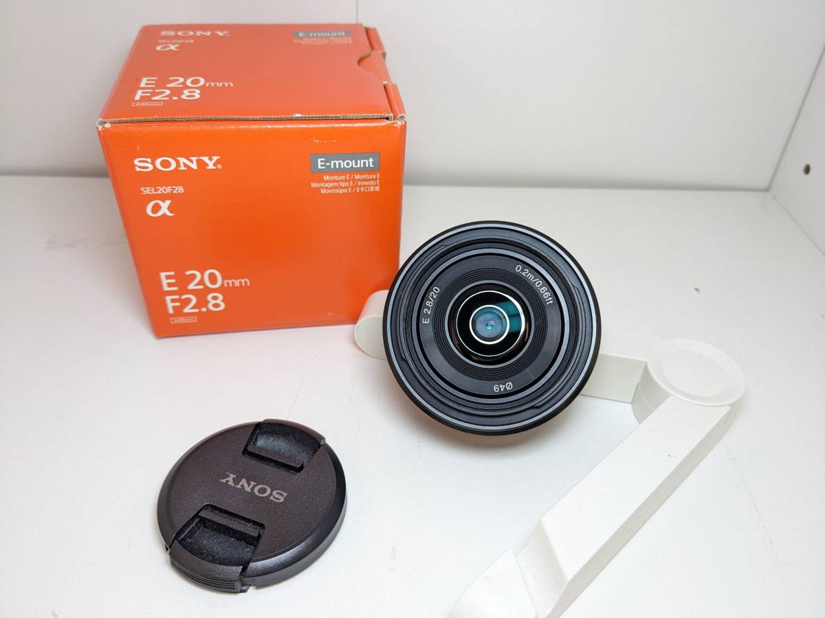 SONY 単焦点レンズ E 20mm F2.8 SEL20F28 入荷しました radimmune.com