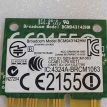 岐阜 即日発 送料63円～ DELL 無線LAN WIFIカード DW1704 Vostro 3360 3560 Inspiron 5520 7720 用 0R4GW0 ★確認済 WD0021_画像3