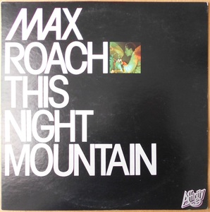 ■中古品■Max Roach マックス・ローチ/this night mountain(USED LP)
