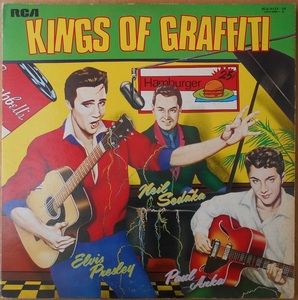 ■中古品■Various/kings of graffiti(USED 2LPs) Elvis Presley エルヴィス・プレスリー Neil Sedaka Paul Anka