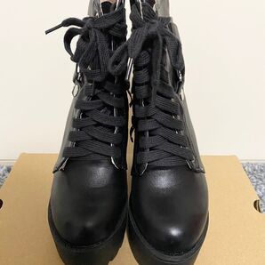 厚底ショートブーツ レディース